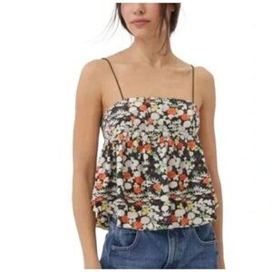 Urban Outfitters Top Womens Large Daydreaming Babydoll Cami Floral Cropped Boho